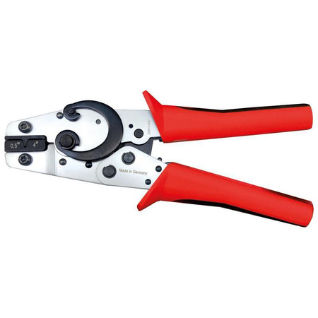 Szczypce do zagniatania tulejek kablowych 0,5-4 mm² ze sprężyną Omega, FORMAT