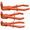 Zestaw szczypiec do zaciskania węży wygięte o 90° 155-220 mm 3 szt., BGS 8764
