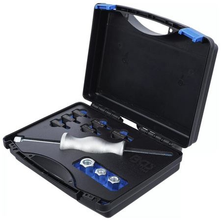 Zestaw młotków bezwładnościowych / z adapterami gwintowanymi 12 szt., BGS 70325