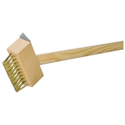 Szczotka pędzel do fug, spoin włosie stalowe pokryte mosiądzem IDEAL