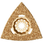 Tarnik trójkątny węglikowy Ø 80 mm do szlifowania masy szpachlowej, kleju, betonu, kamienia i drewna FEIN