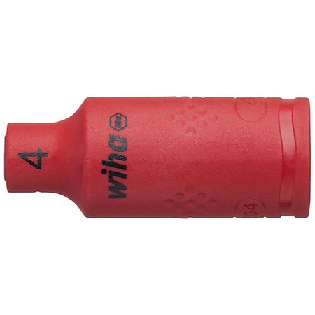 Końcówka wymienna klucza nasadowego 6-kątna 1/4" 4mm VDE Wiha