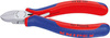 Szczypce tnące boczne do tworzywa sztucznego z rękojeściami wielokomponentowymi 125 mm KNIPEX 
72 02 125