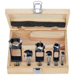 Zestaw frezów do drewna 15 25 35mm 6-częsciowy w drewnianej walizce FORTIS