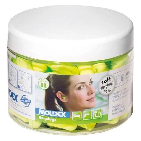 Jednorazowe zatyczki do uszu Pura-Fit opakowanie 50 par MOLDEX