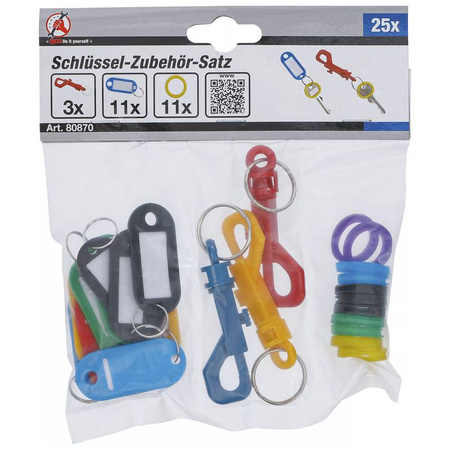 Zestaw akcesoriów do kluczy 25 szt., BGS Diy 80870