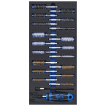 Wkładka do szuflady 1/3: zestaw szczotek 20 szt., BGS 4043