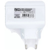 Uniwersalna ładowarka USB 3 porty USB maks. 3,4 A łącznie maks. 2,4 A / USB 110-240 V, BGS 3377