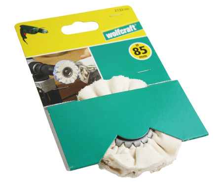 Tarcza do polerowania wstępnego bawełniana 85/10 mm WOLFCRAFT 2132000