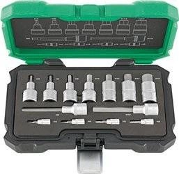 Zestaw kluczy nasadowych 1/2'' 1/4'' 13-cz. FORTIS