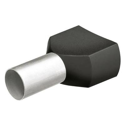 Tulejka kablowa typu Twin z kołnierzem czarna 2 x 1,5 mm² 200 szt. KNIPEX 97 99 373