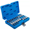 Zestaw nasadek z bitem 6,3 mm (1/4") / 12,5 mm (1/2") profil T (do Torx) 18 szt., BGS 5173