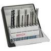 Zestaw brzeszczotów do wyrzynarki Robust Line do różnych rodzajów drewna i metalu, uchwyt T, BOSCH