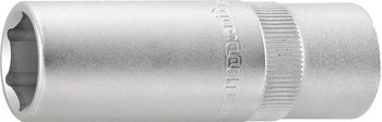 Końcówka wymienna klucza nasadowego 6-kątna 1/2" 15mm długa FORMAT