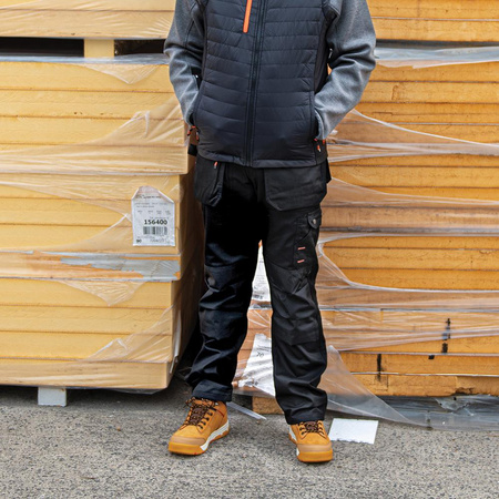 Spodnie robocze Worker Plus, czarne, Rozmiar 40 R, Scruffs T51794