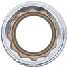 Dwunastokątna nasadka 15 mm; napęd 12,5 mm (1/2"), BGS 10635