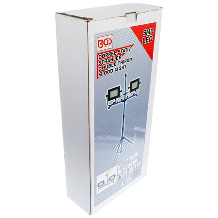 Reflektor roboczy Duo-SMD-LED ze statywem 2 x 70 W, BGS 85338