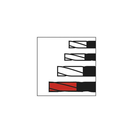 Frez do obróbki zgrubnej High-Feed Ø 5 mm 4-ostr., chłodzenie wewnętrzne, G-Mold 65HF Gühring