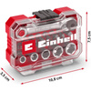 Profesjonalny zestaw 21 bitów i nasadek z przełączalną grzechotką XS-CASE EINHELL