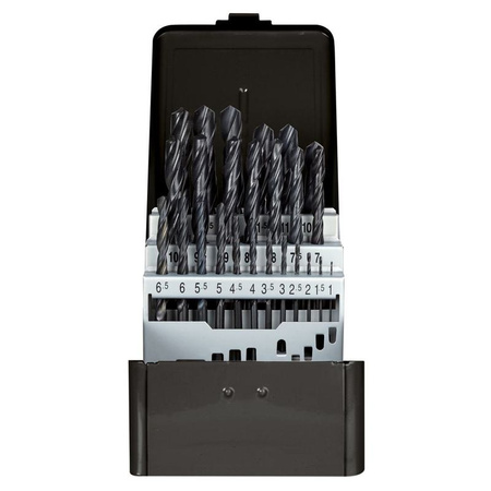 Zestaw wierteł spiralnych walcowanych Ø 1–13 mm, 25 szt., GEDORE RED, R93500025