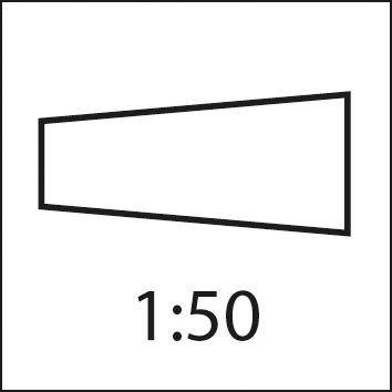 Rozwiertak stożkowy DIN2179 HSS 4,0mm FORMAT