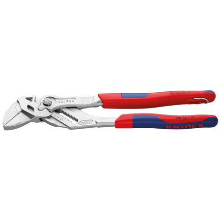Szczypce nastawne z gładkimi szczękami, zakres 52 mm (2"), długość 250 mm KNIPEX
