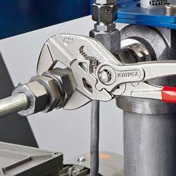 Szczypce-klucz w jednym narzędziu fosforanowane z rękojeściami wielokomponentowymi 180 mm KNIPEX 86 05 180