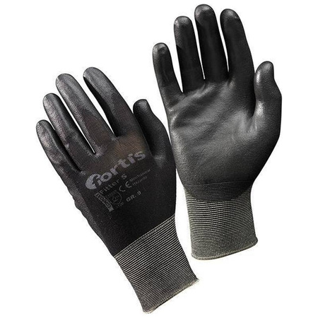 Rękawice Fitter S, PU/poliamid, rozmiar 10, FORTIS
