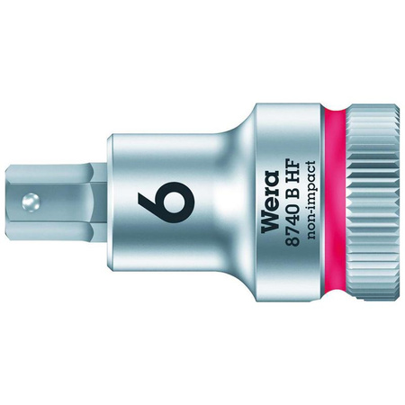 Nasadka Zyklop z bitem imbusowym 6 x 35 mm, napęd 3/8", z funkcją przytrzymywania, 8740 B HF Wera