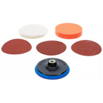 Zestaw tarcz szlifierskich i polerskich Ø 125 mm, BGS 8592