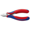 Szczypce tnące boczne dla elektroników, wierzcholek z małym skosem 115mm KNIPEX