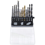 Zestaw 12 wierteł do metalu 2-8 mm powlekanych azotkiem tytanu, BGS Diy 50812