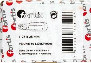 Bity 1/4'' DIN3126 TORX T27 x 25mm 10szt FORTIS
