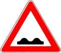 Znak drogowy 112 trójkąt 900mm Nierówna droga