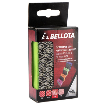 Blok diamentowy szlifierski do krawędzi ceramiki i gresu G200 BELLOTA