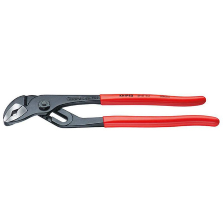 Szczypce nastawne do rur ze złączem zakładkowym z rękojeściami powlekanymi tworzywem sztucznym 250 mm KNIPEX 89 01 250