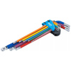 Zestaw długich kluczy imbusowych z kulką 1,5-10 mm 9 szt., BGS 74453