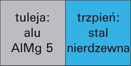 Nit 1-str.zam.CAP,al./VA, łeb płas.-okr. 4x12,5mm GESIPA