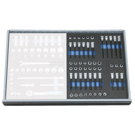 Zestaw kluczy nasadowych 3/8" w module Check-Tool, 52 elementy, Gedore 2005 CT2-TX 30, 2016508