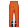 Ostrzegawcze spodnie przeciwdeszczowe Matula rozmiar 3XL pomarańczowy