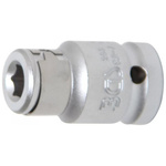 Adapter z kulką gniazdo czworokątne 12,5 mm (1/2"), napęd sześciokątny 8 mm (5/16"), BGS 293
