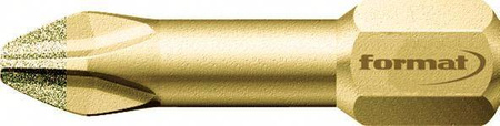 Bit krzyżakowy Phillips PH1 x 25 mm diamientowy FORMAT
