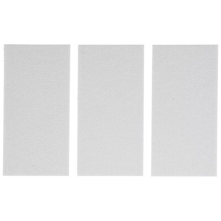 Ślizgacze filcowe arkusze białe 100 x 200 mm 3 szt., BGS Diy 80711