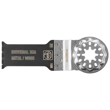 Brzeszczot E-Cut Universal 28x55 mm, bimetal, mocowanie Starlock, 10 sztuk, do cięcia wgłębnego Fein