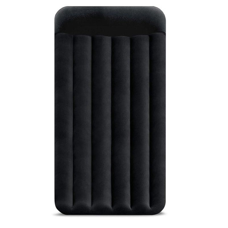 Materac dmuchany welurowy z wbudowaną poduszką 191x99x25 cm 64141 INTEX