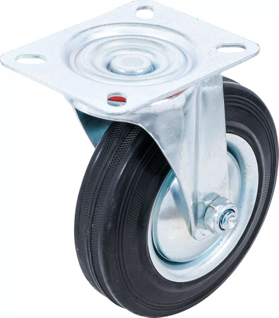 Kółko skrętne Ø 125 mm z przykręcaną podstawą, BGS Diy 80957