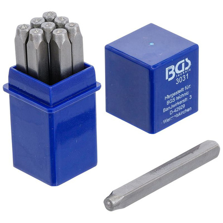 Cyfry do wybijania 2 mm (3031) BGS