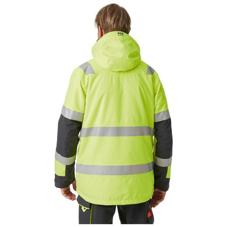 Kurtka zimowa ALNA ostrzegawczo żółto-hebanowa rozmiar XL Helly Hansen