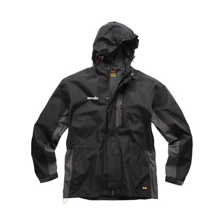 Kurtka typu Softshell czarno/grafitowa Worker, Rozmiar XXL, Scruffs T54860