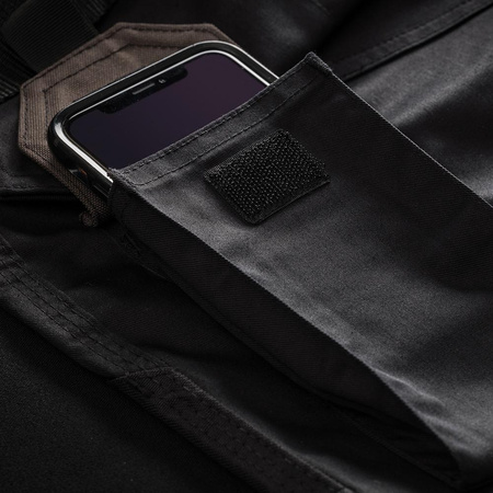 Spodnie z kieszeniami kaburowymi Pro Flex, czarne, Rozmiar 44 L, Scruffs T54775